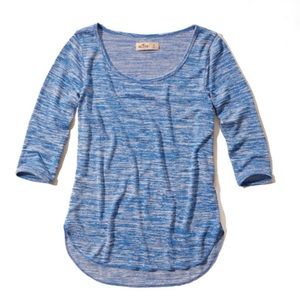 High low Hollister 1/2 sleeve top